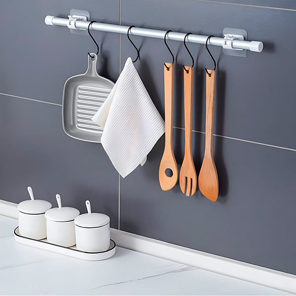 Clip-On Anti-Slip Wall Storage Hook