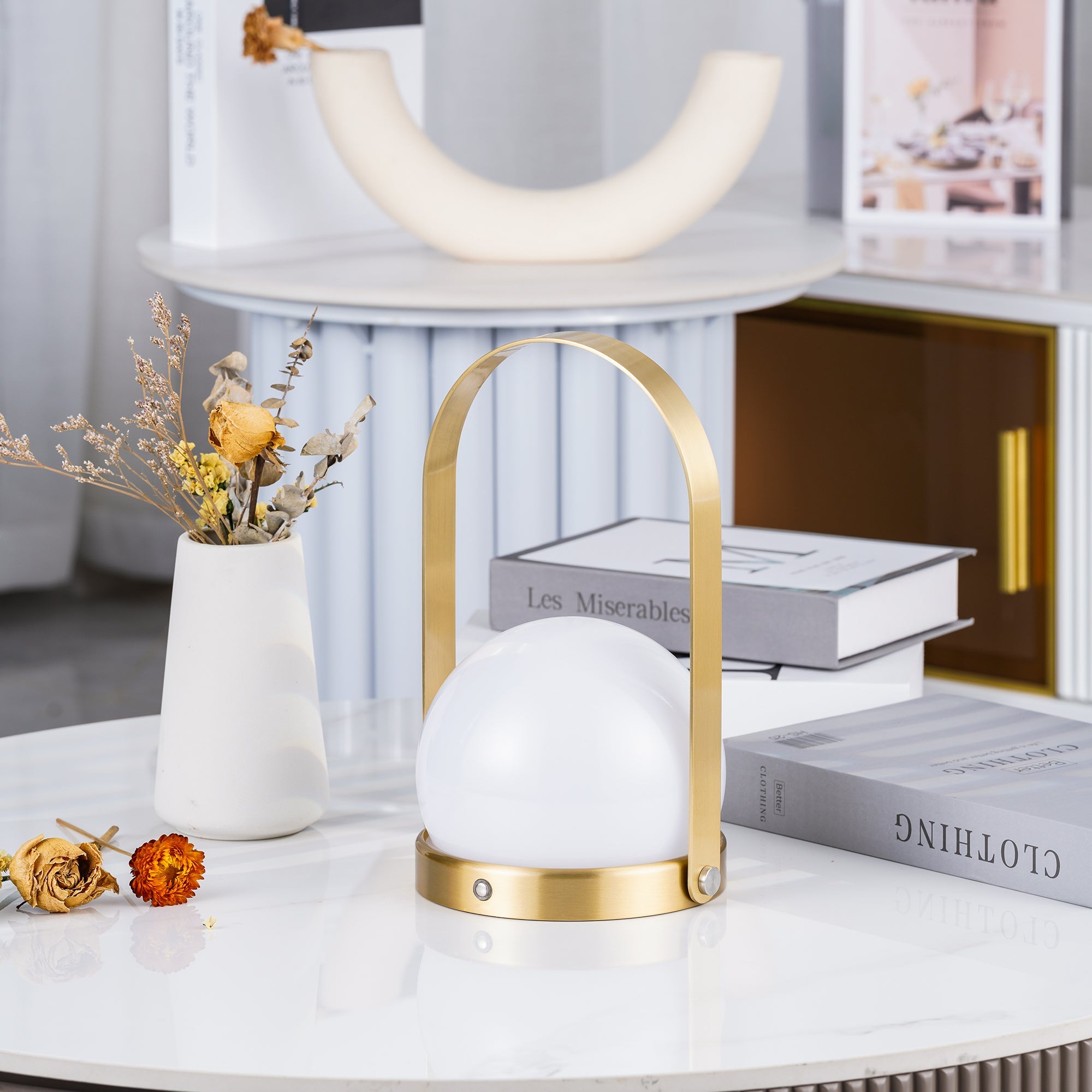 Sun Handle Table Lamp