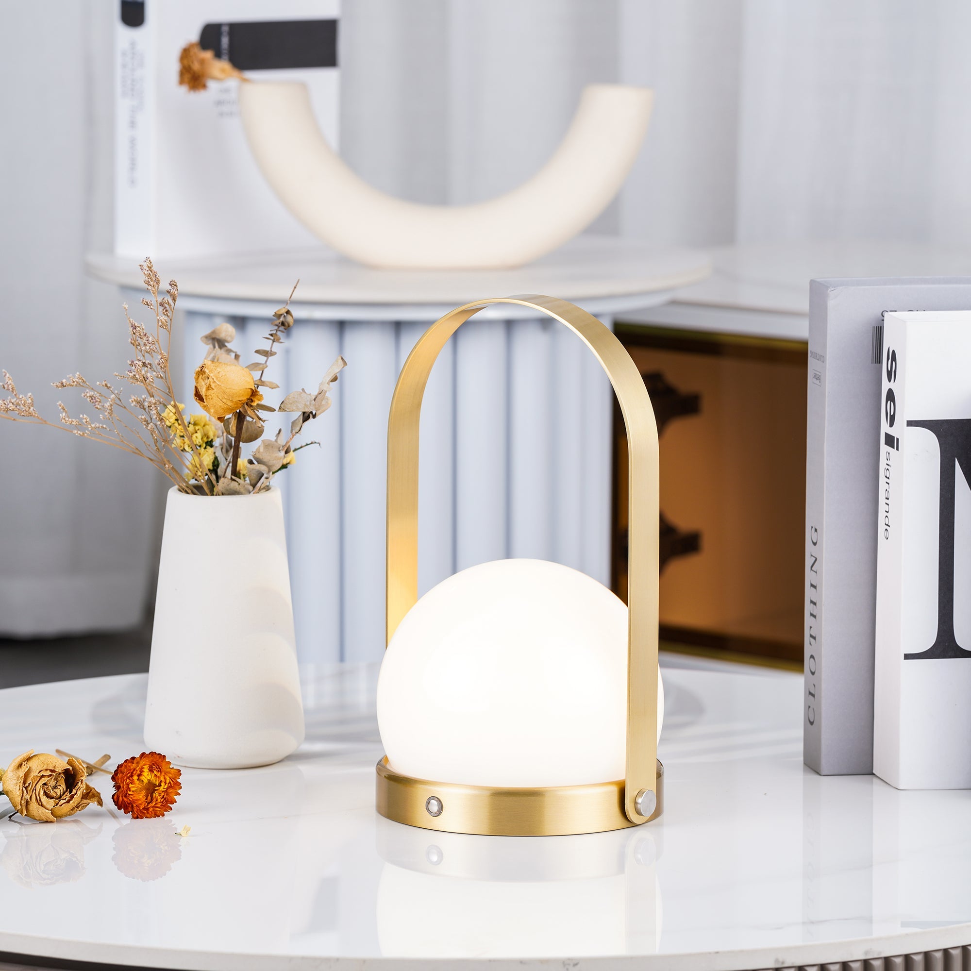 Sun Handle Table Lamp