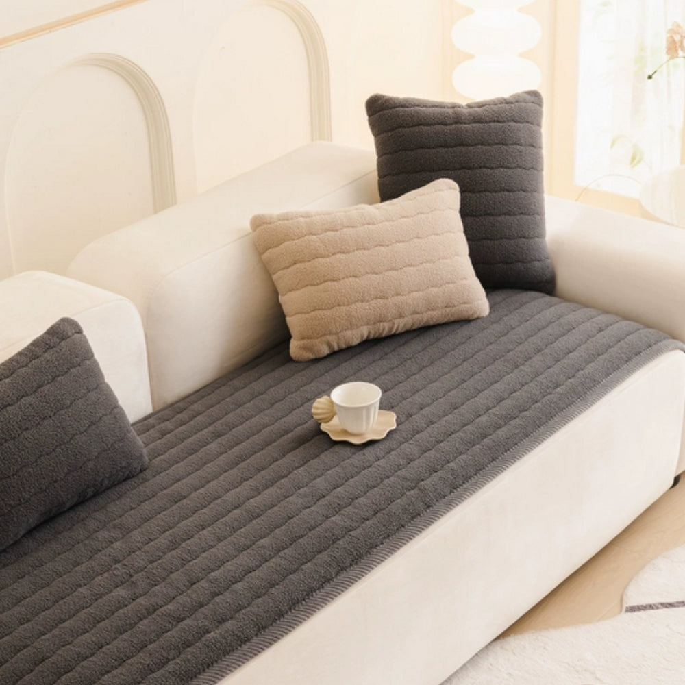 Plush Protective Sofa Cover