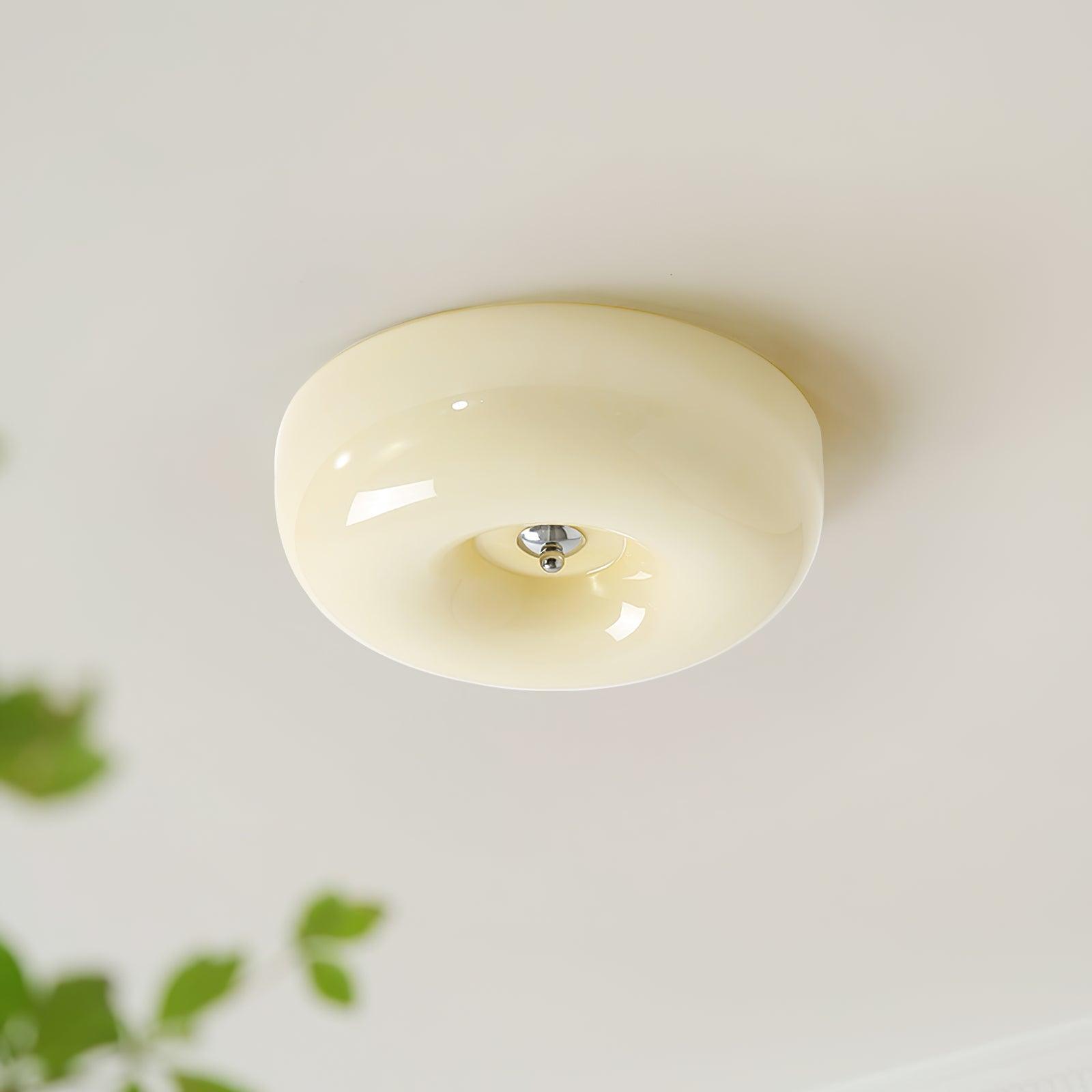 Glass Pudding Ceiling Light