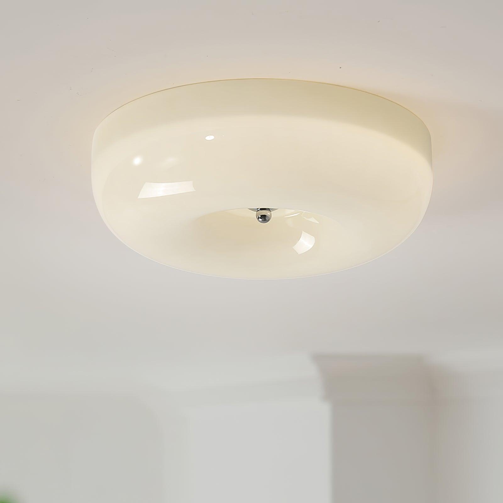 Glass Pudding Ceiling Light