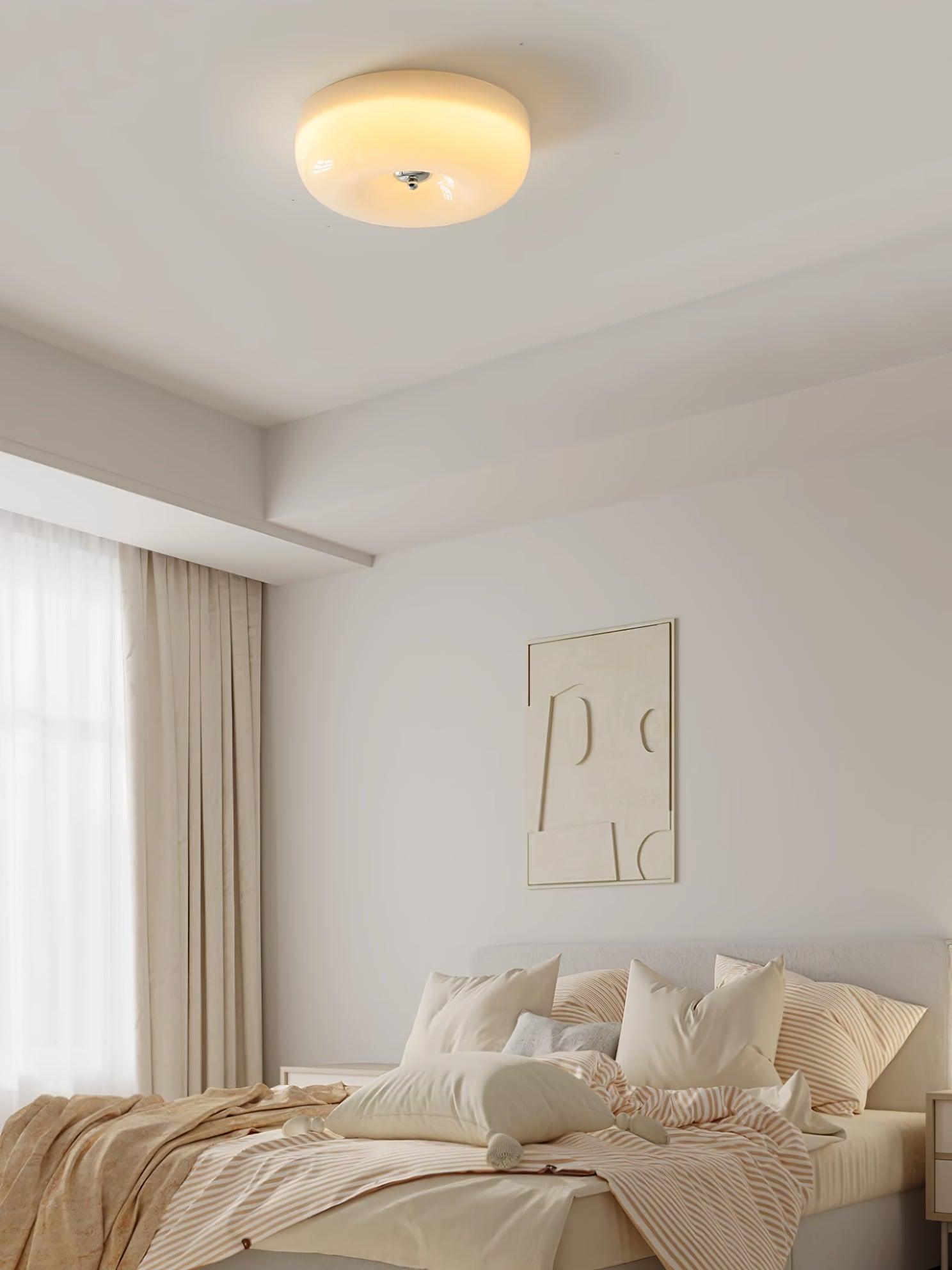 Glass Pudding Ceiling Light