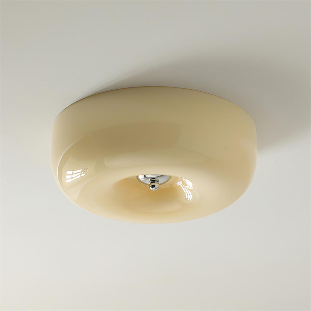 Glass Pudding Ceiling Light