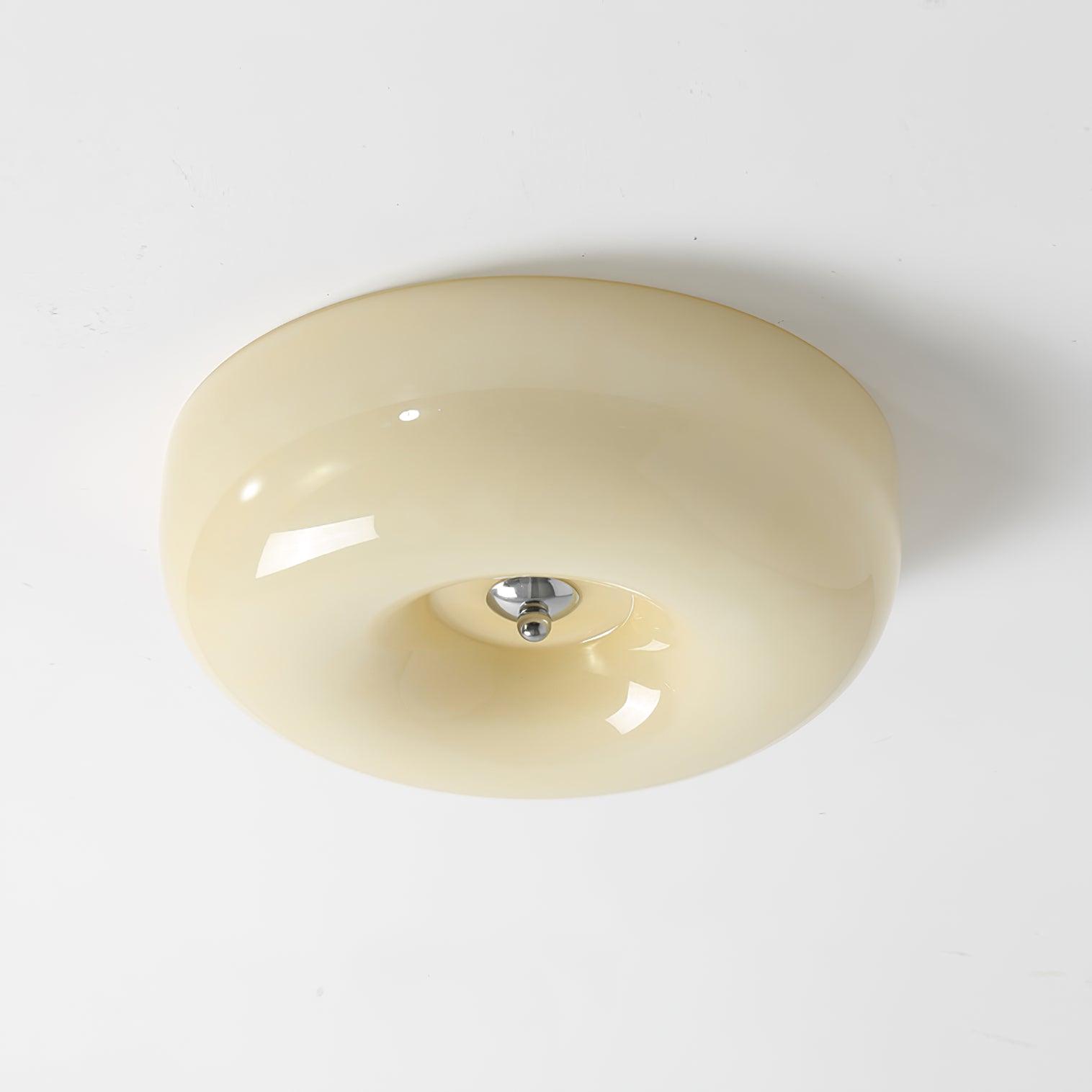 Glass Pudding Ceiling Light