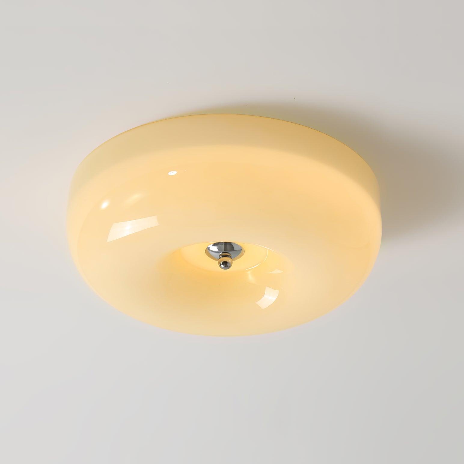Glass Pudding Ceiling Light