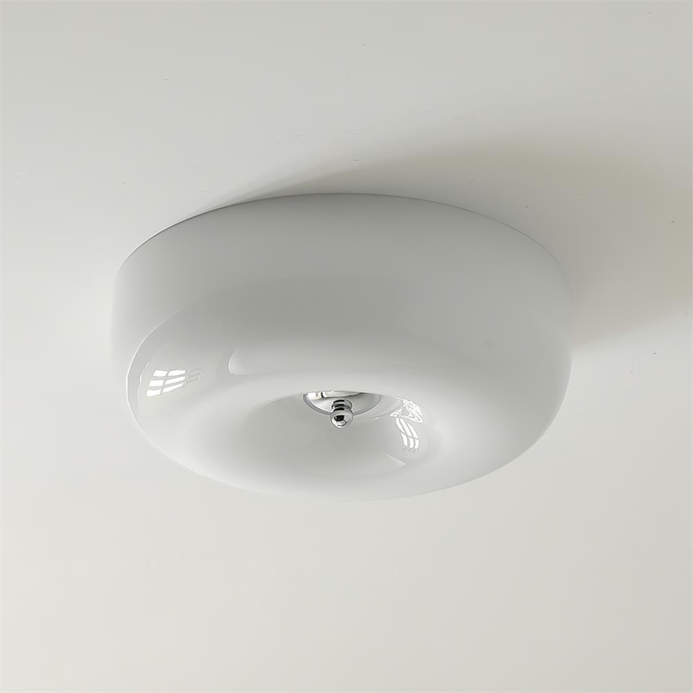 Glass Pudding Ceiling Light
