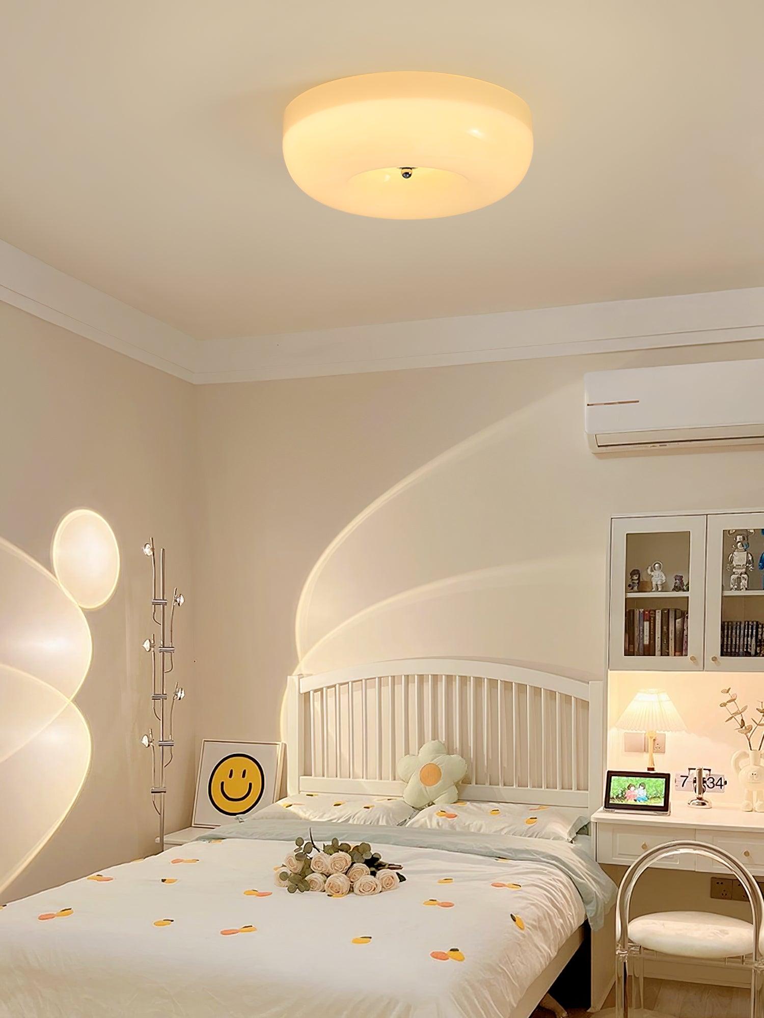 Glass Pudding Ceiling Light