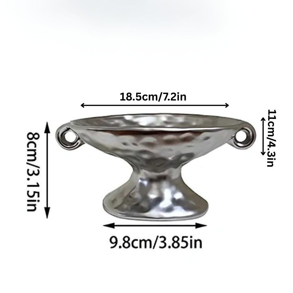 Handled Oval Catchall Tray