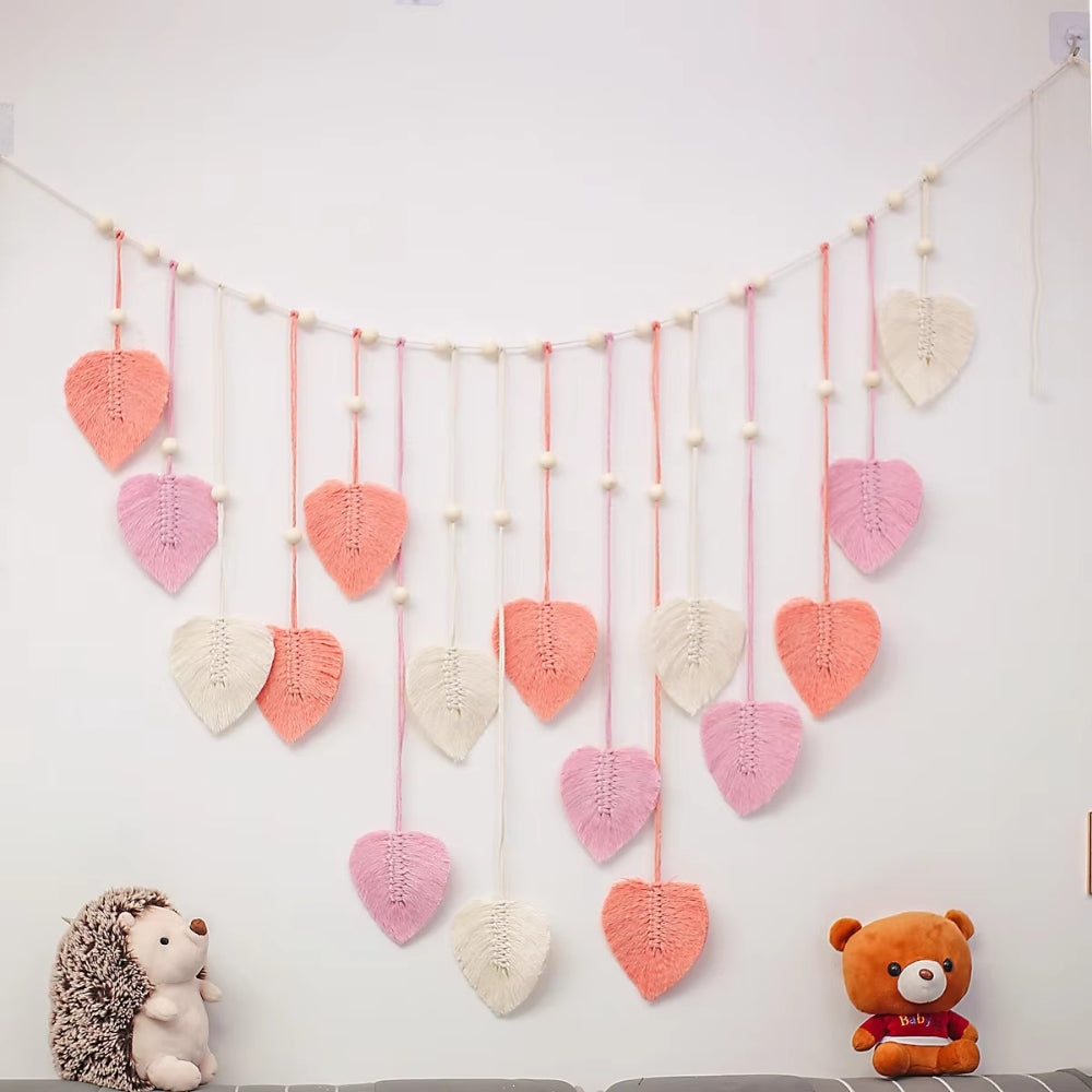 Leaf Pattern Macrame Hanging