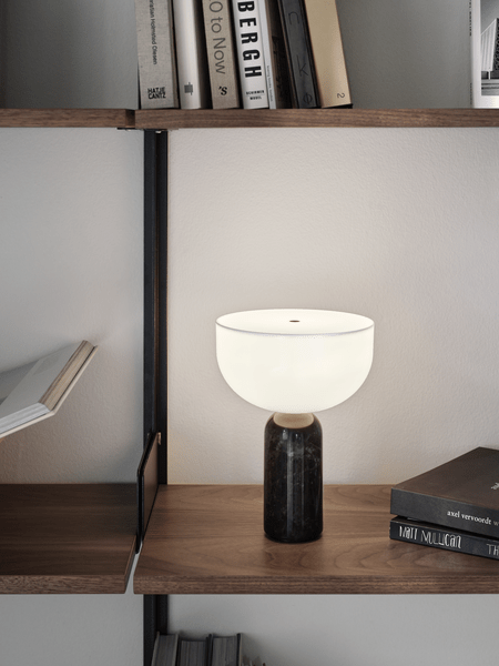 Marble Column Table Lamp