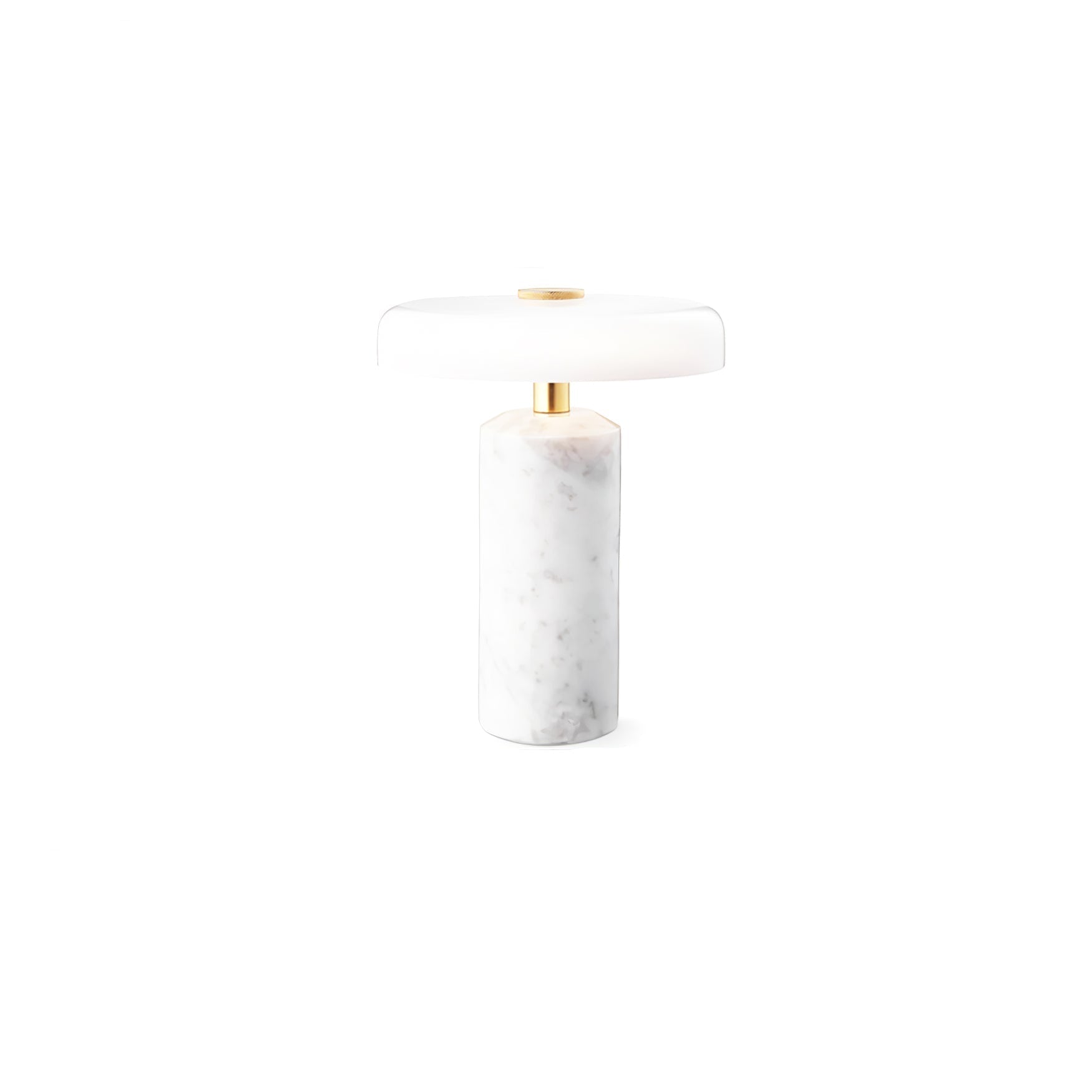 Marble Column Table Lamp