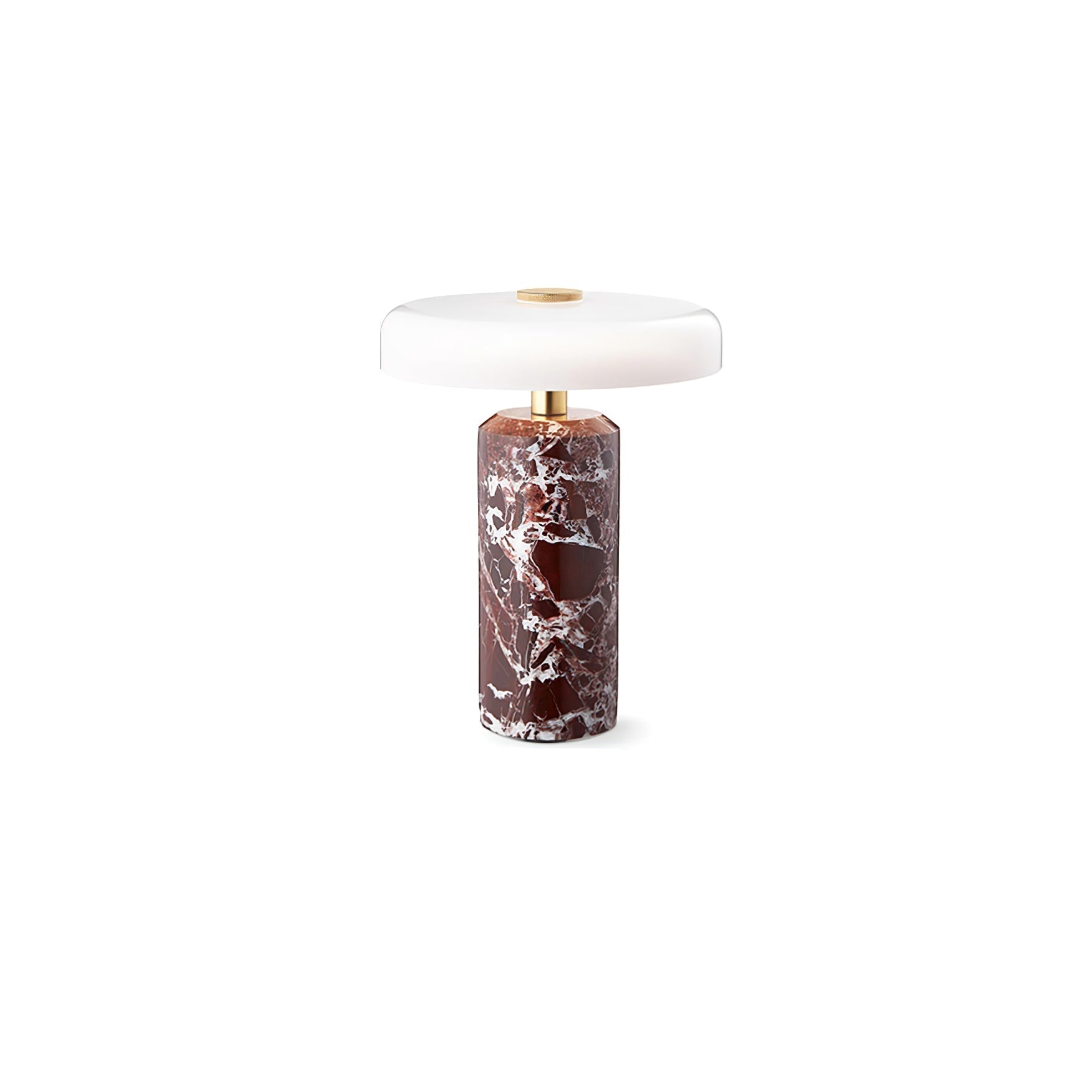 Marble Column Table Lamp