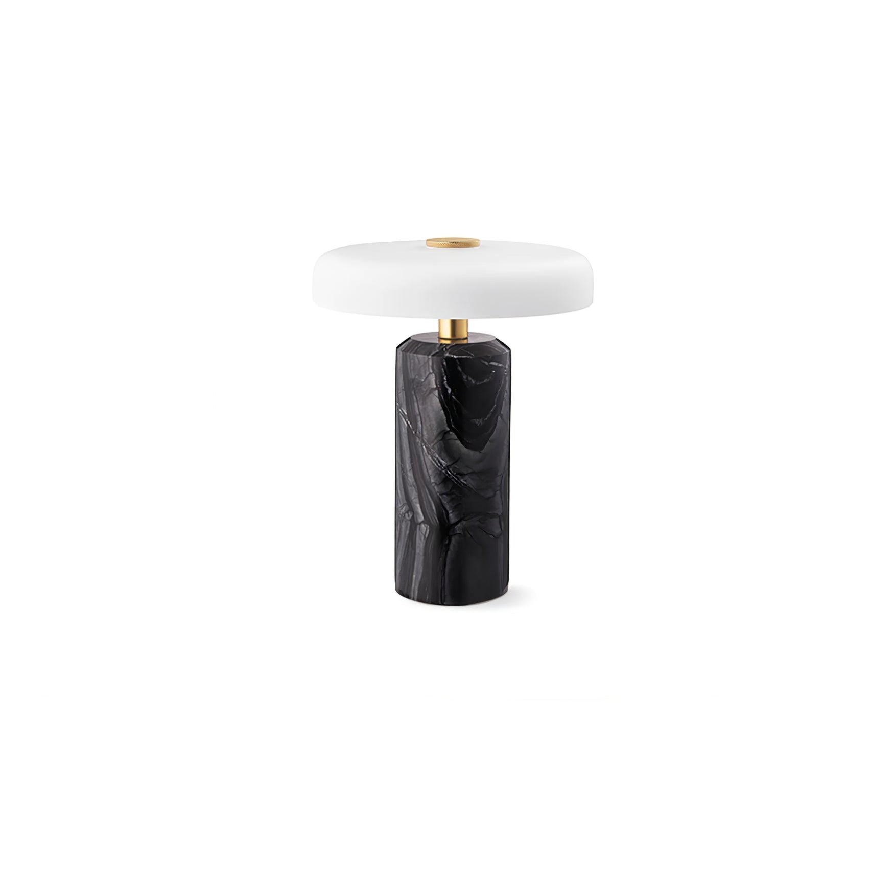 Marble Column Table Lamp