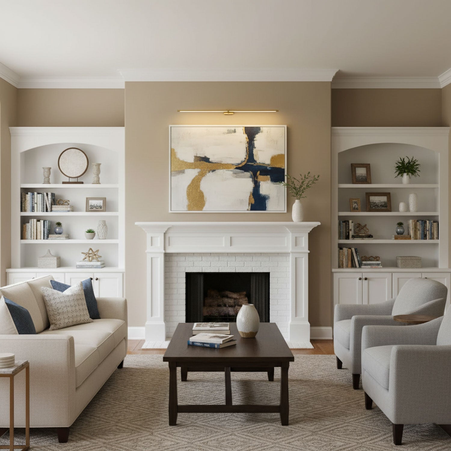 Minimalist Linear Rechargeable Wall Lamp