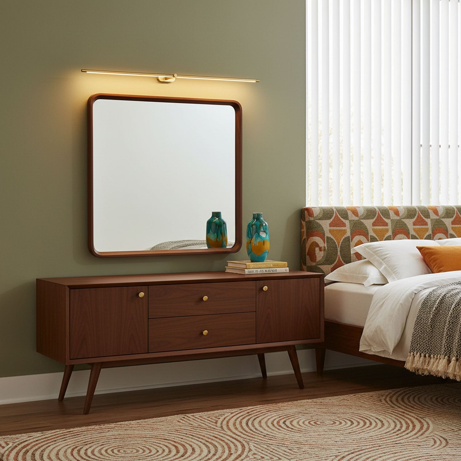 Minimalist Linear Rechargeable Wall Lamp