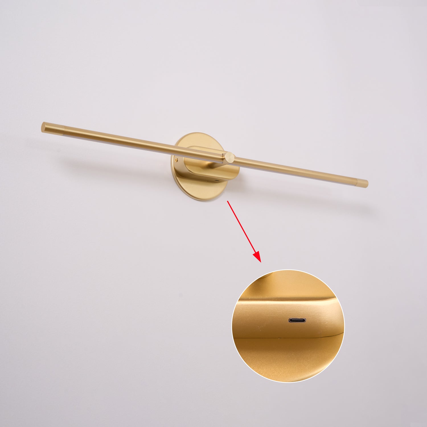 Minimalist Linear Rechargeable Wall Lamp