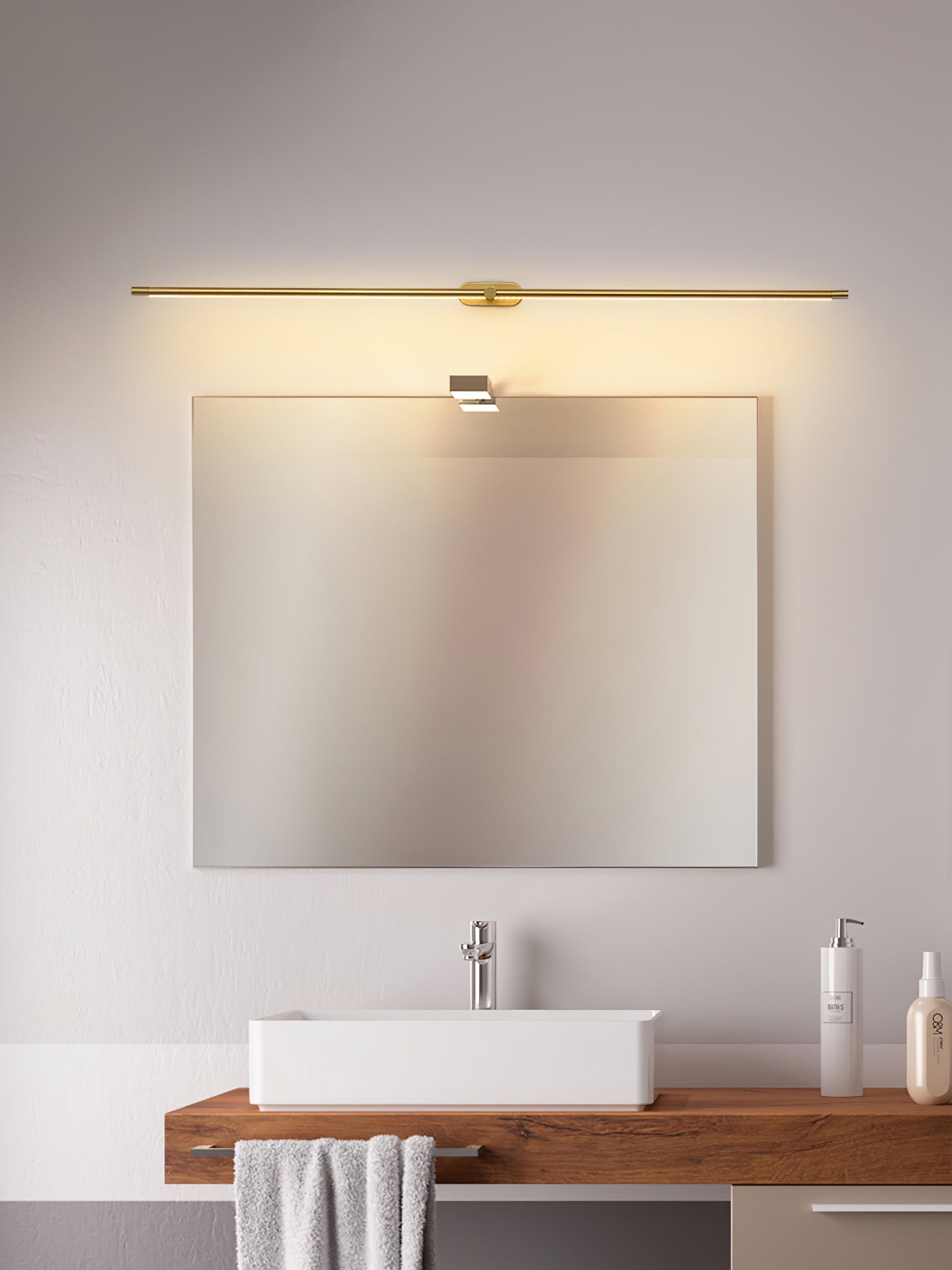 Minimalist Linear Rechargeable Wall Lamp