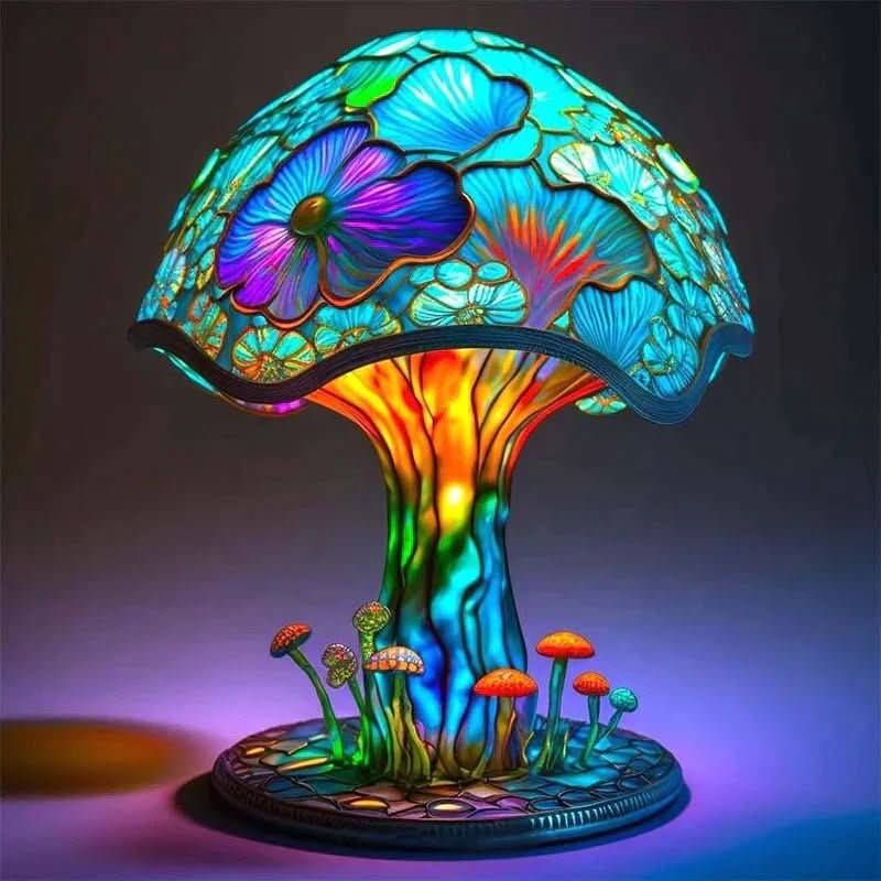Mosaic Glass Table Lamp