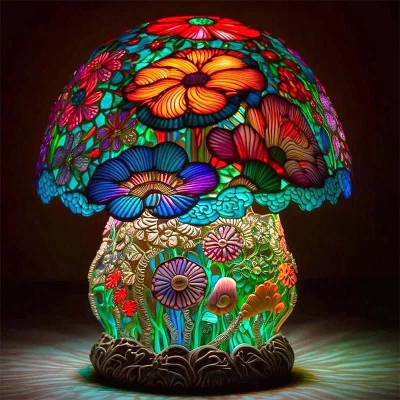 Mosaic Glass Table Lamp