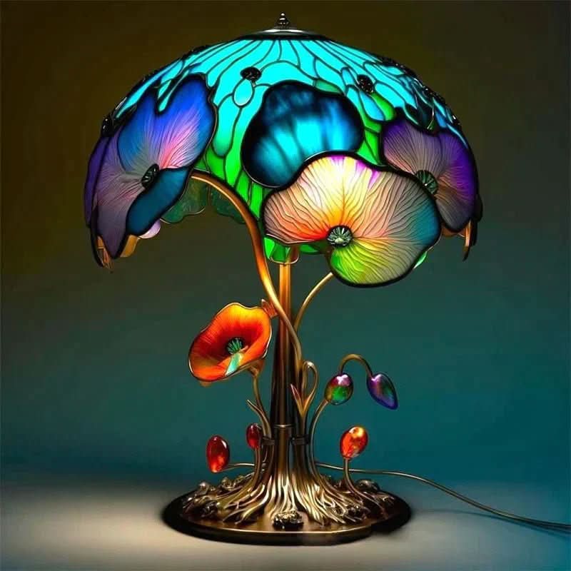 Mosaic Glass Table Lamp