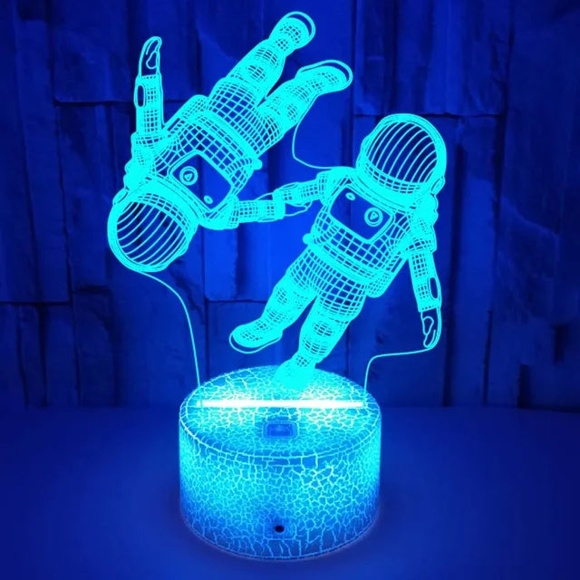 3D LED Astronaut Night Light