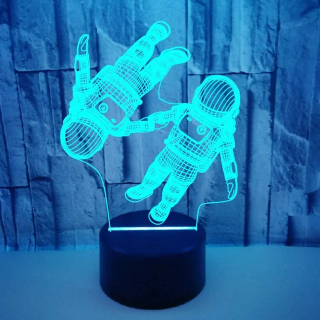 3D LED Astronaut Night Light
