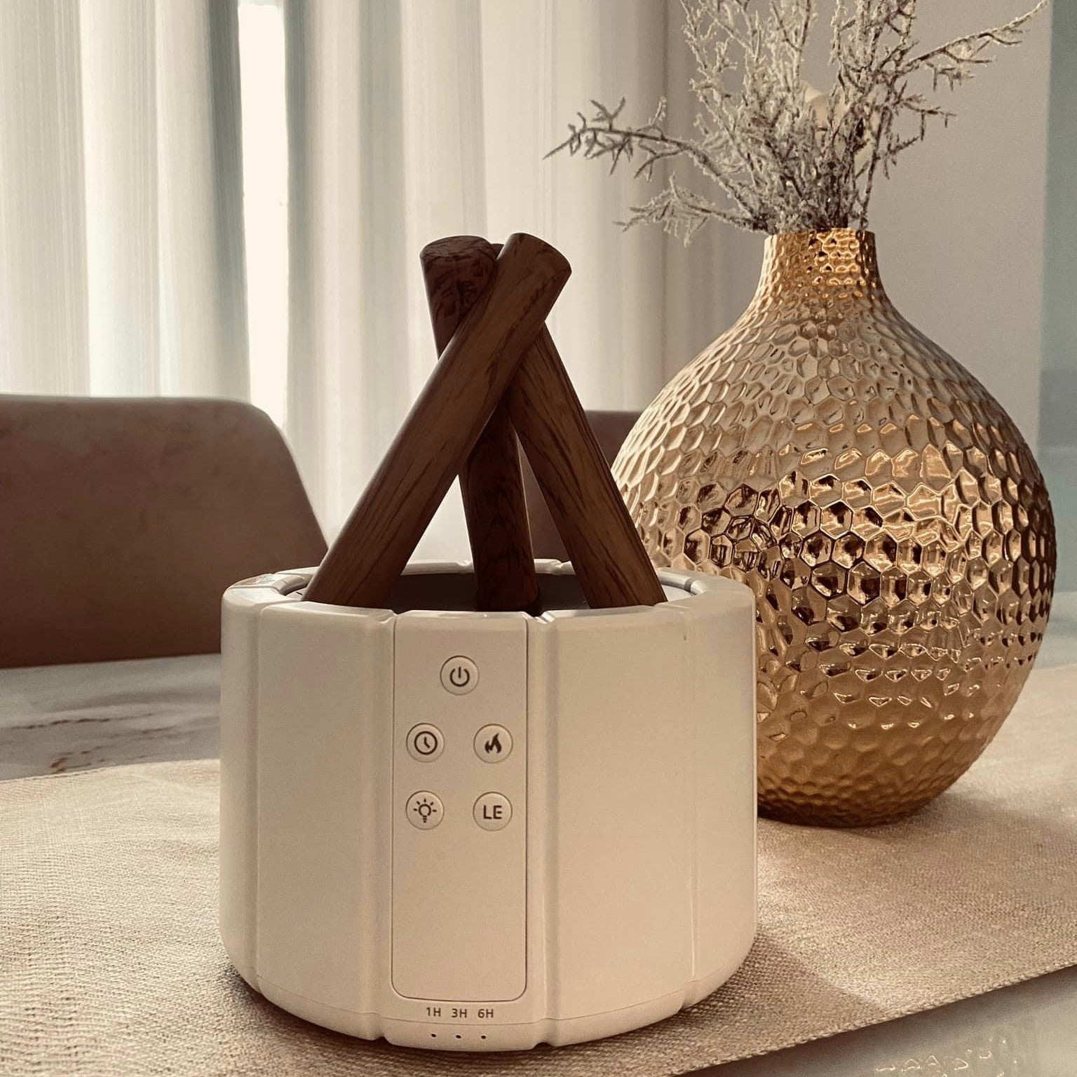 Campfire Humidifier Lamp