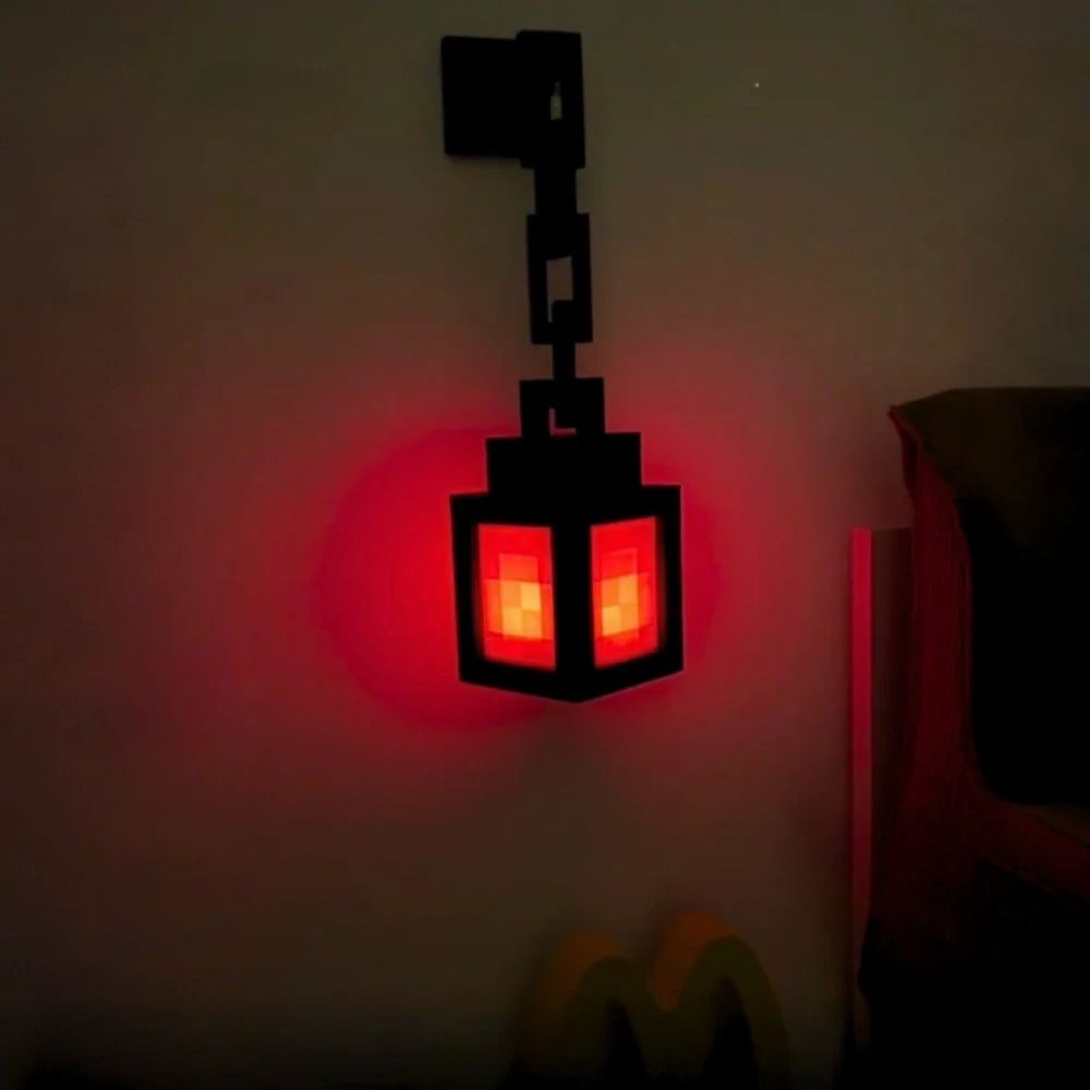 Block LED Wall Lantern