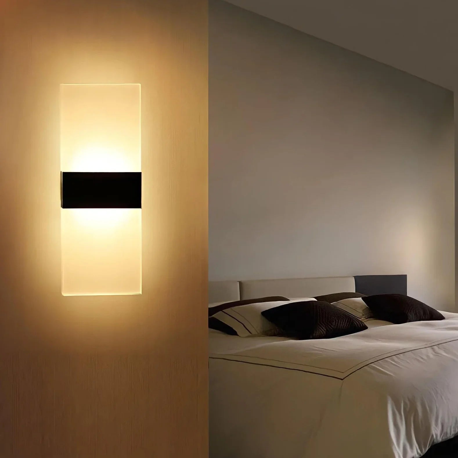 Glass Sconce Light