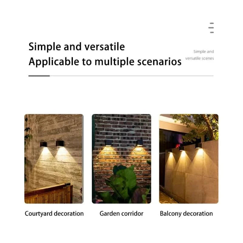 Solar LED Outdoor Wall Light