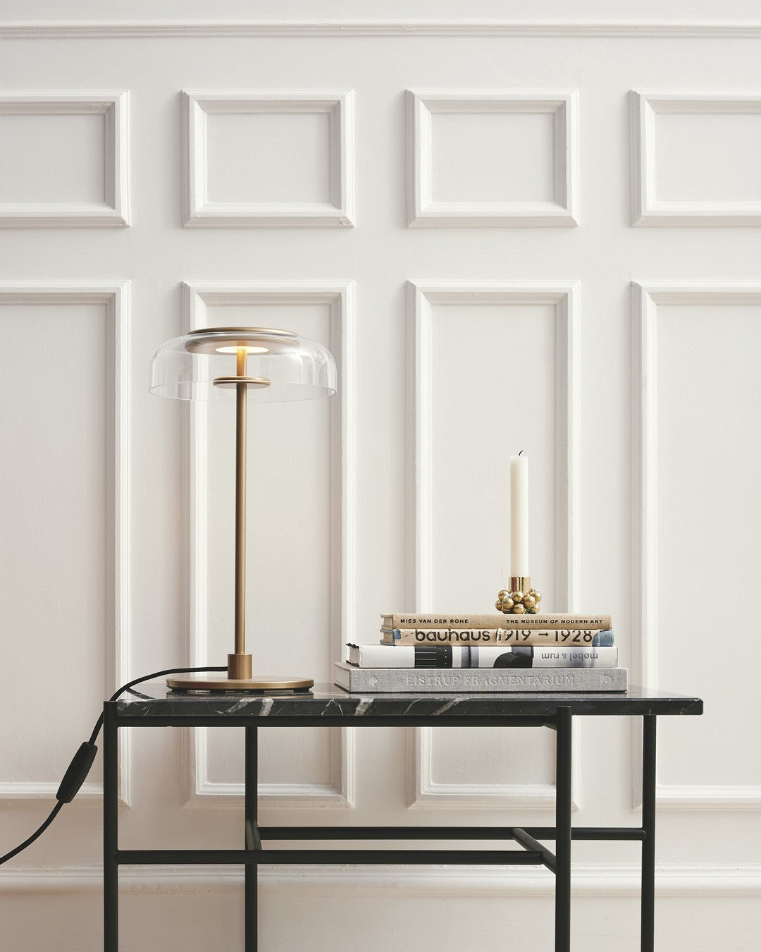 Glass Dome Table Lamp