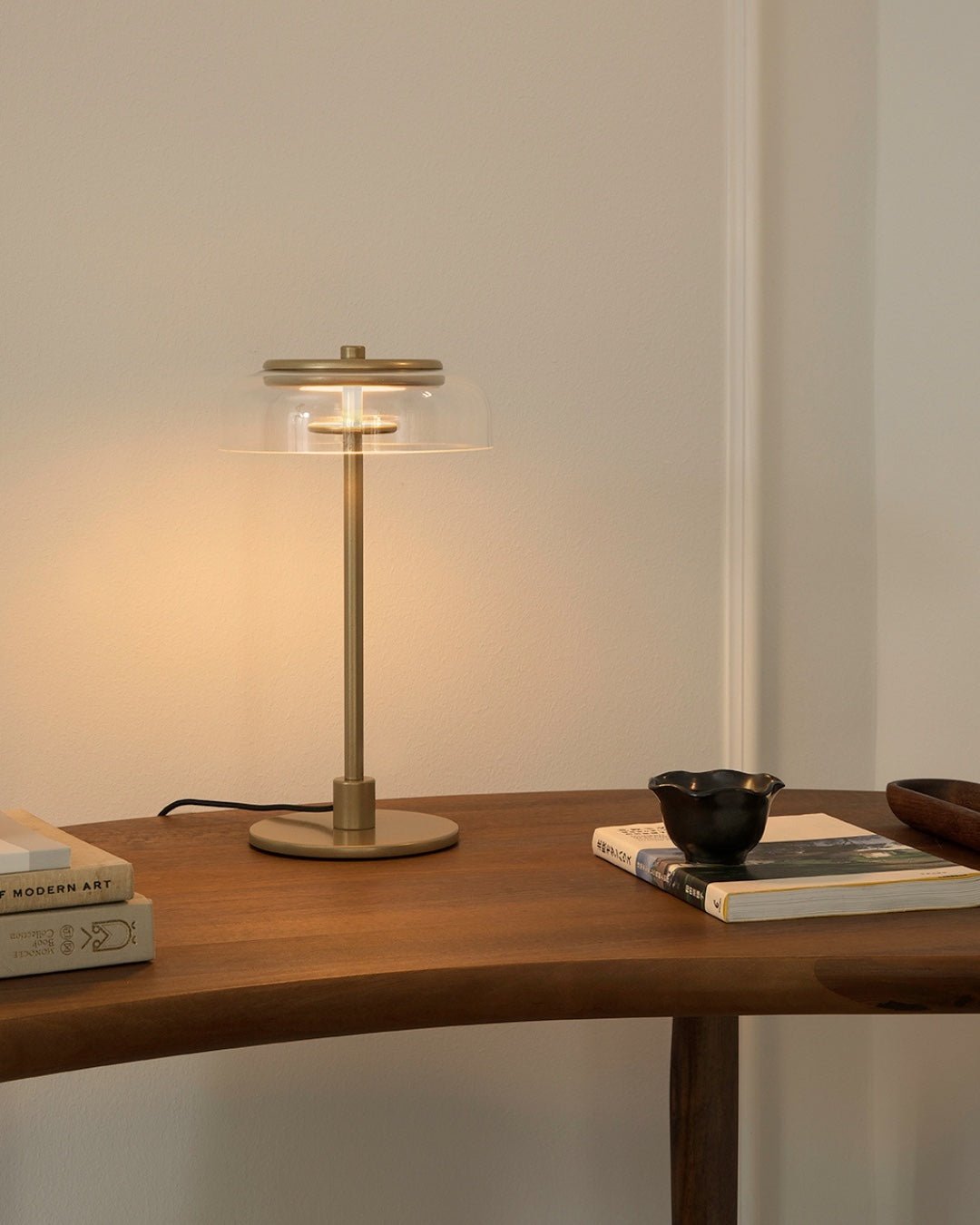 Glass Dome Table Lamp