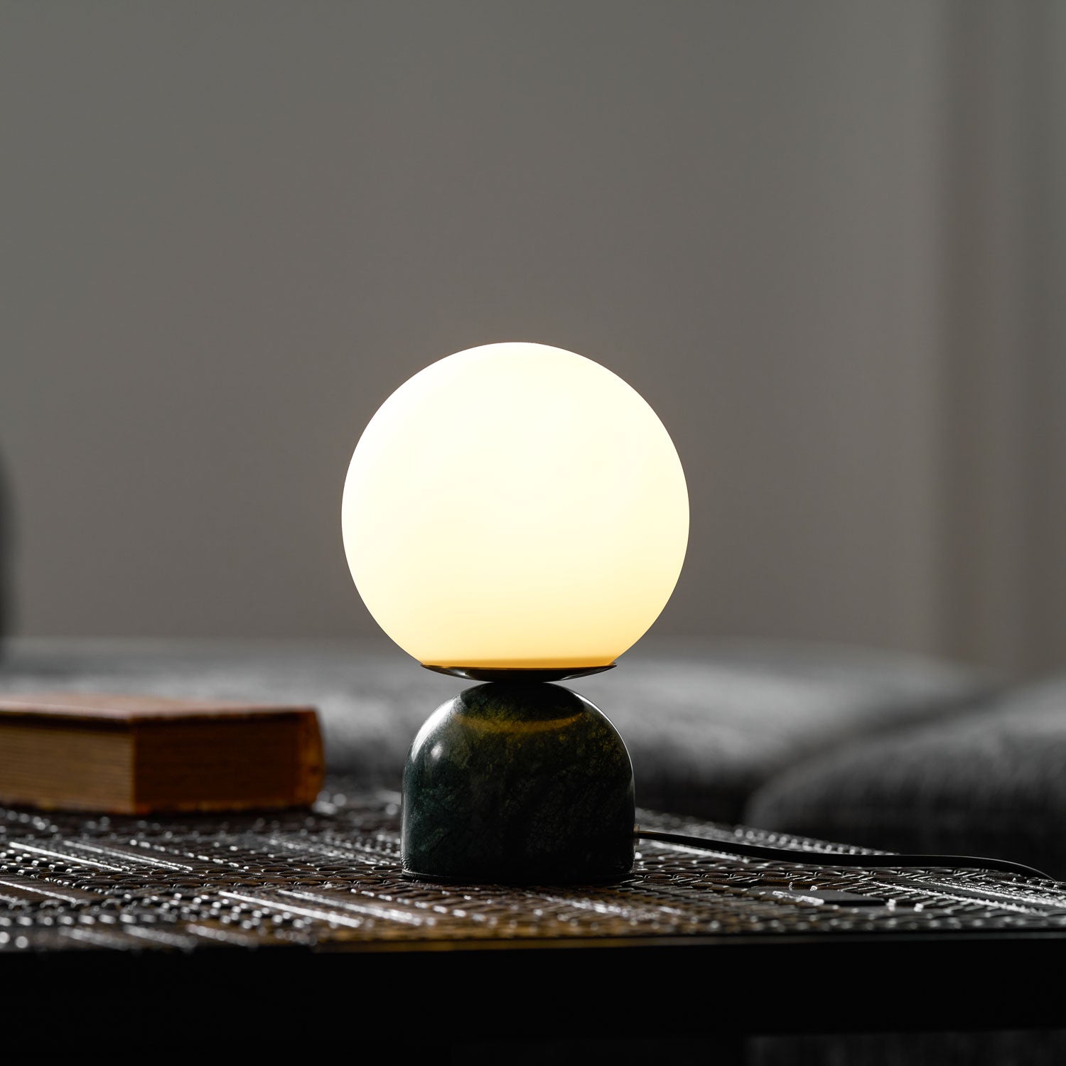 Marble Orb Table Lamp