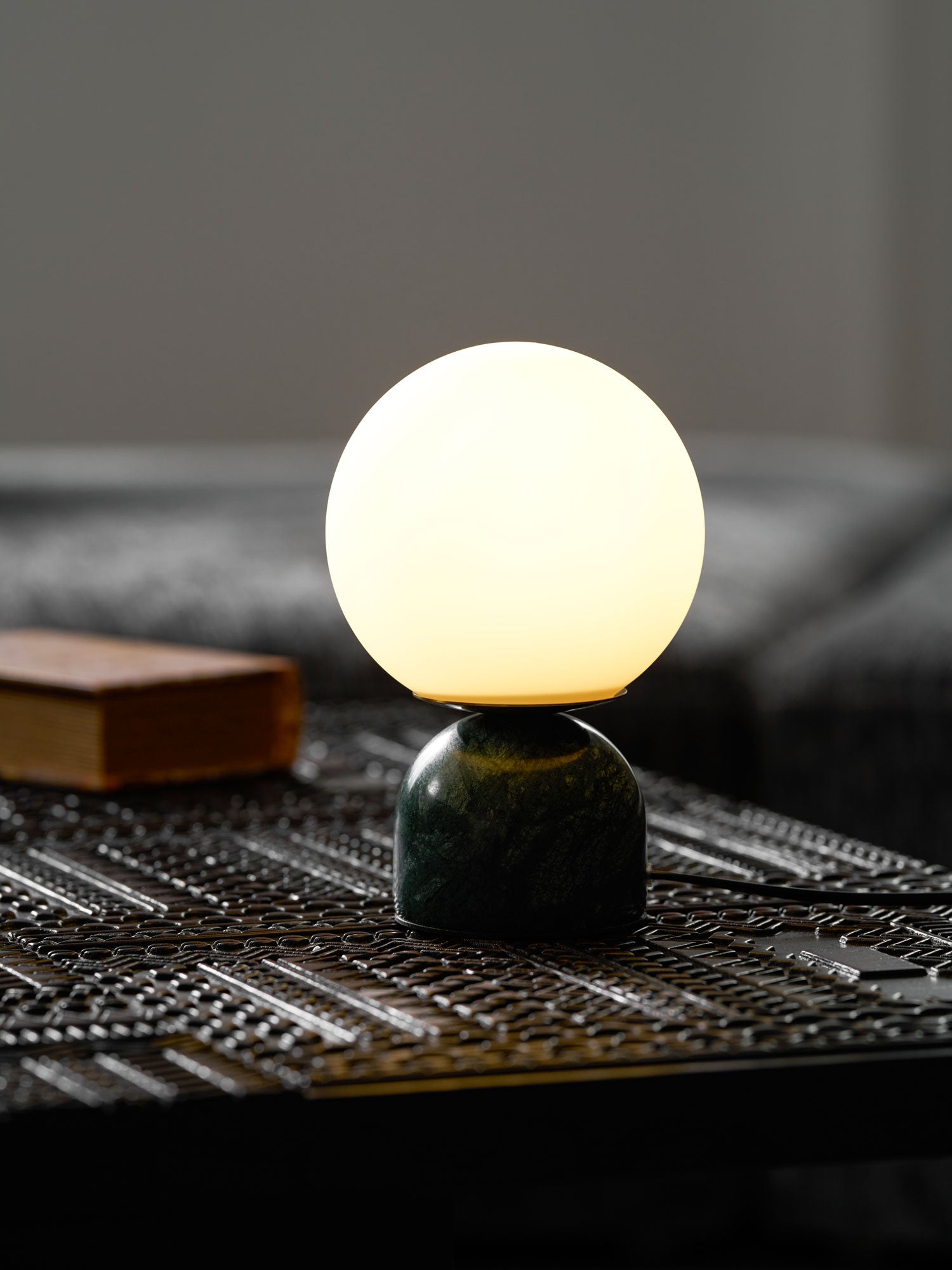 Marble Orb Table Lamp