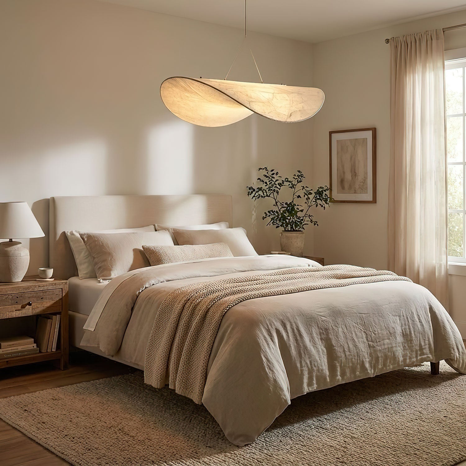 Silk Chip Pendant Light