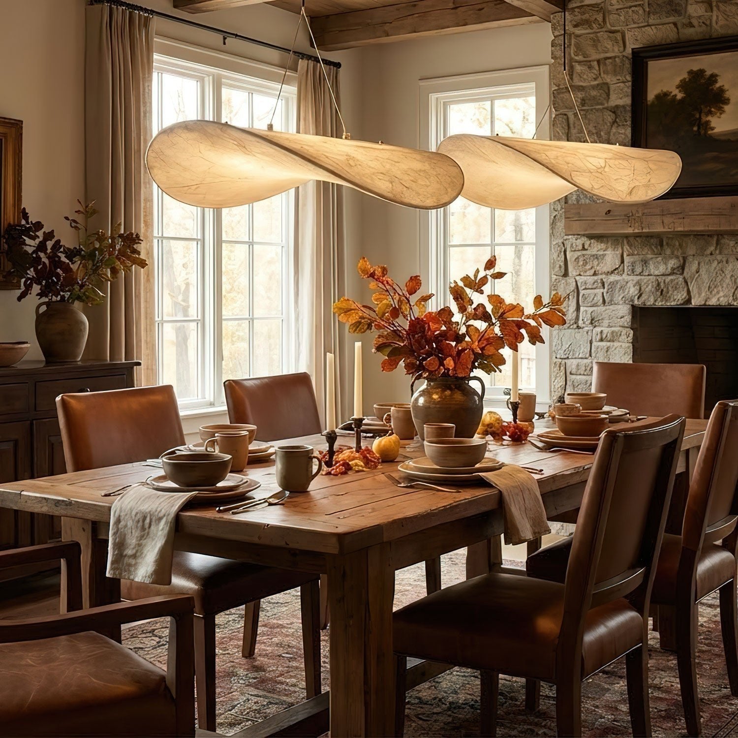 Silk Chip Pendant Light