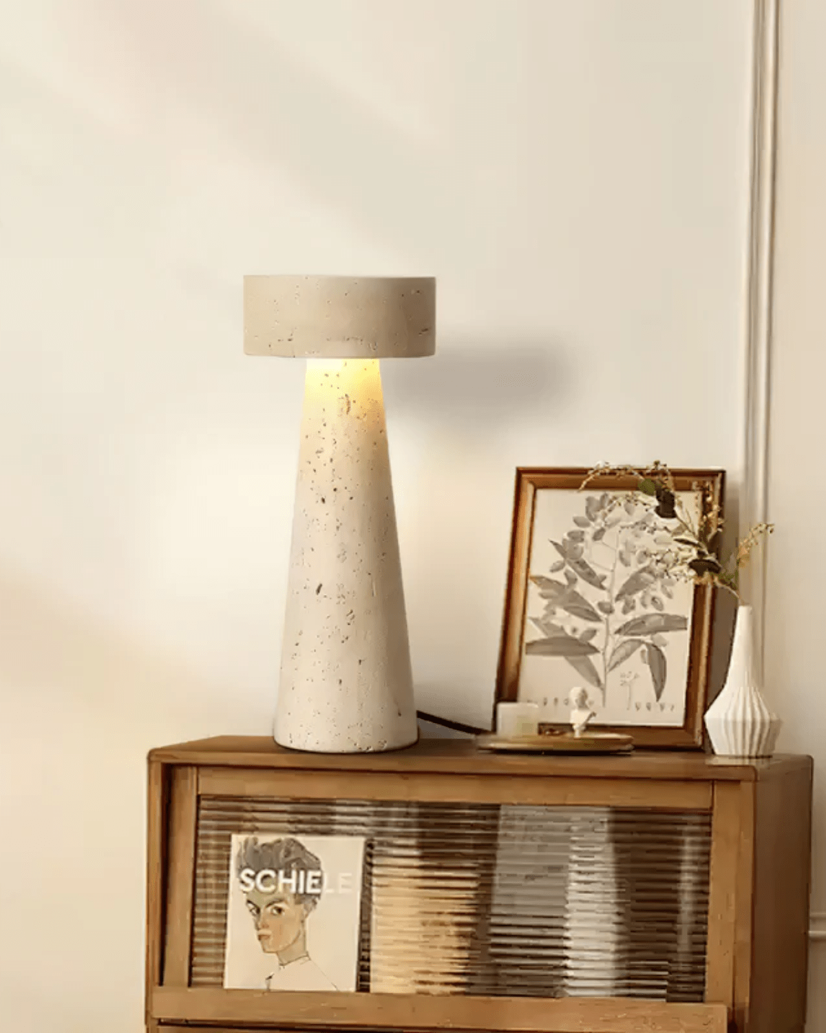 Stone Table Lamp