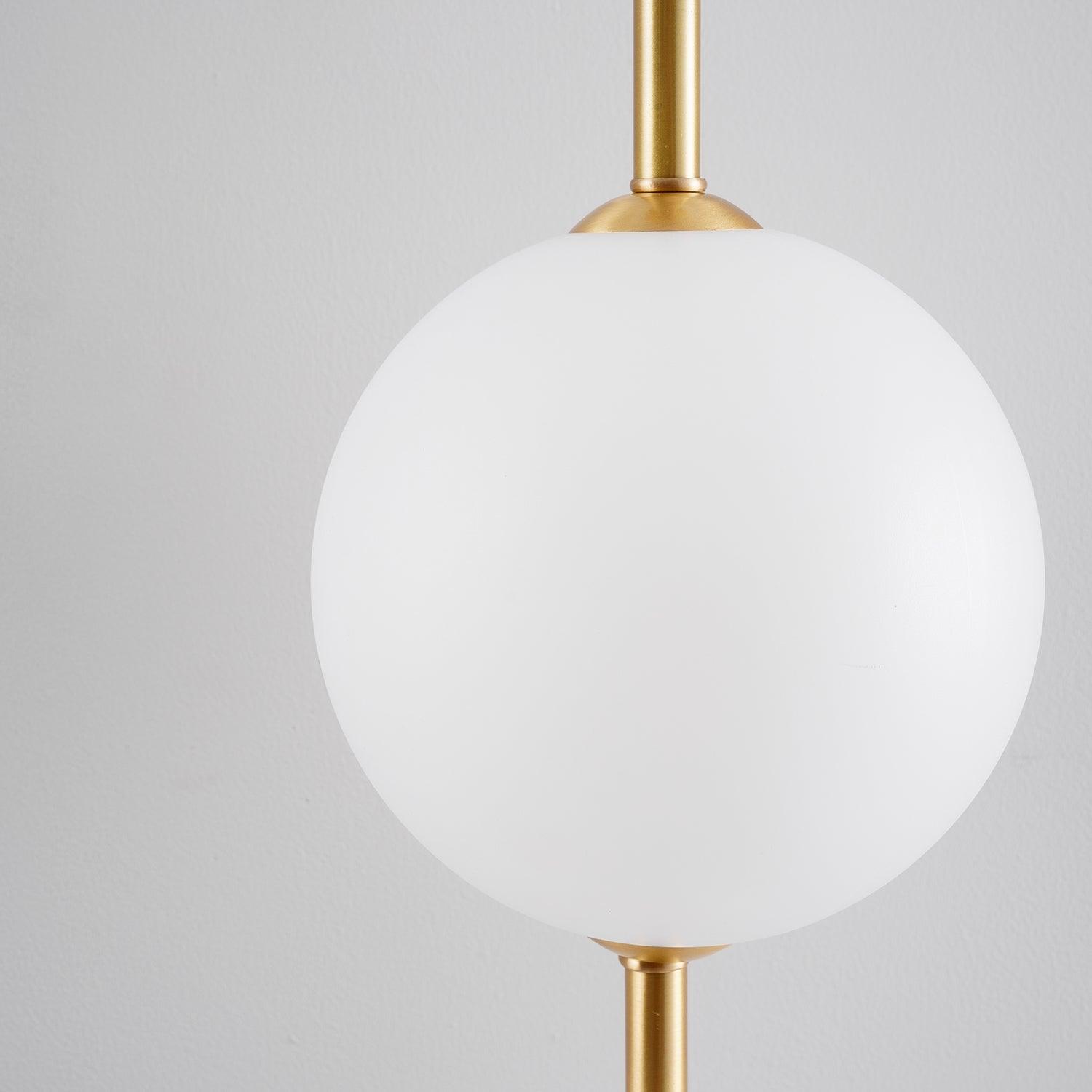 Vertical Globe Wall Light