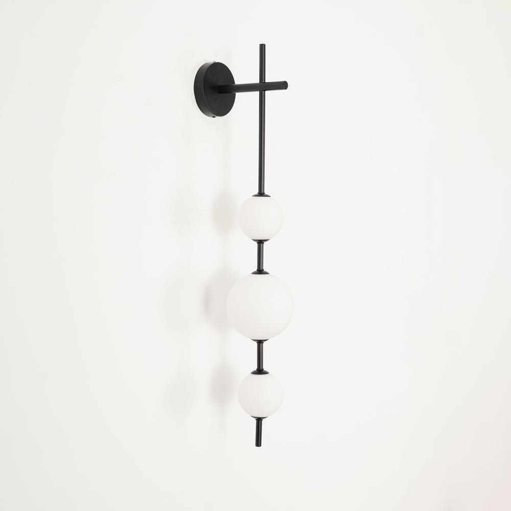 Vertical Globe Wall Light