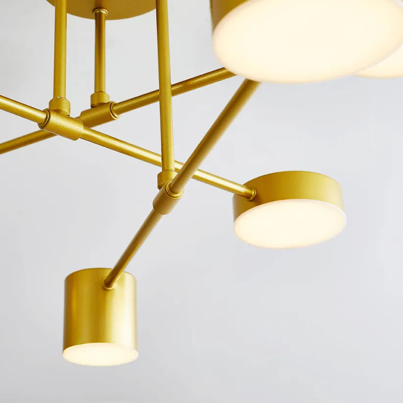Ceiling Light with 6 Adjustable LED Heads