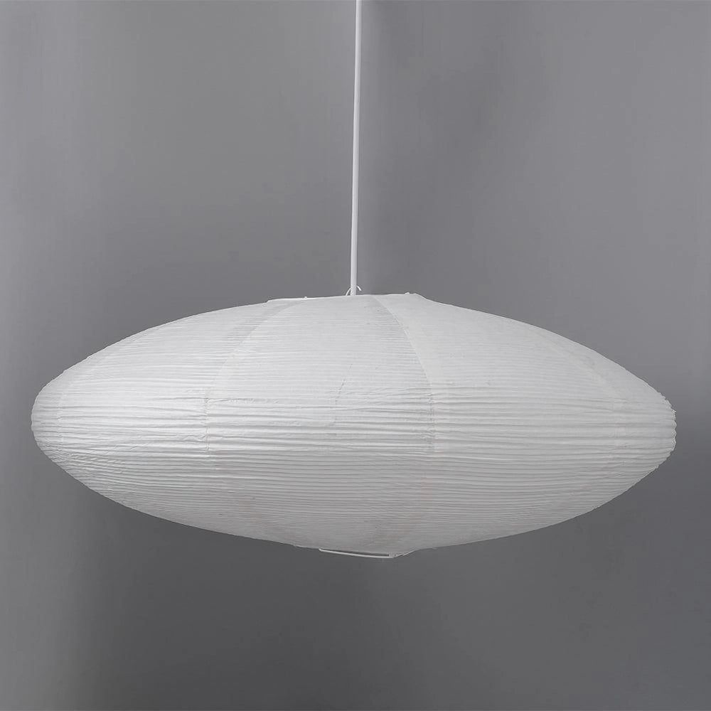 Japanese Paper Saucer Ceiling Light