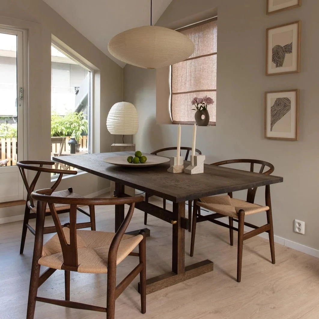 Japanese Paper Saucer Ceiling Light