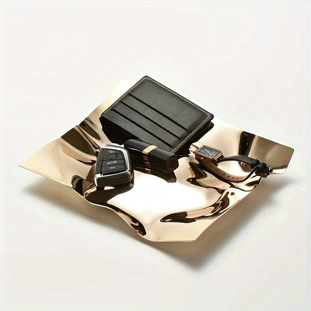 Crinkle Metal Display Tray