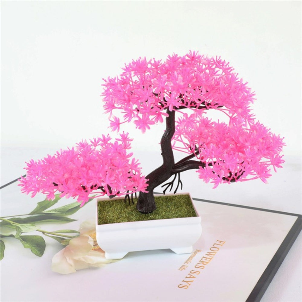 Mini Artificial Bonsai Desk Tree