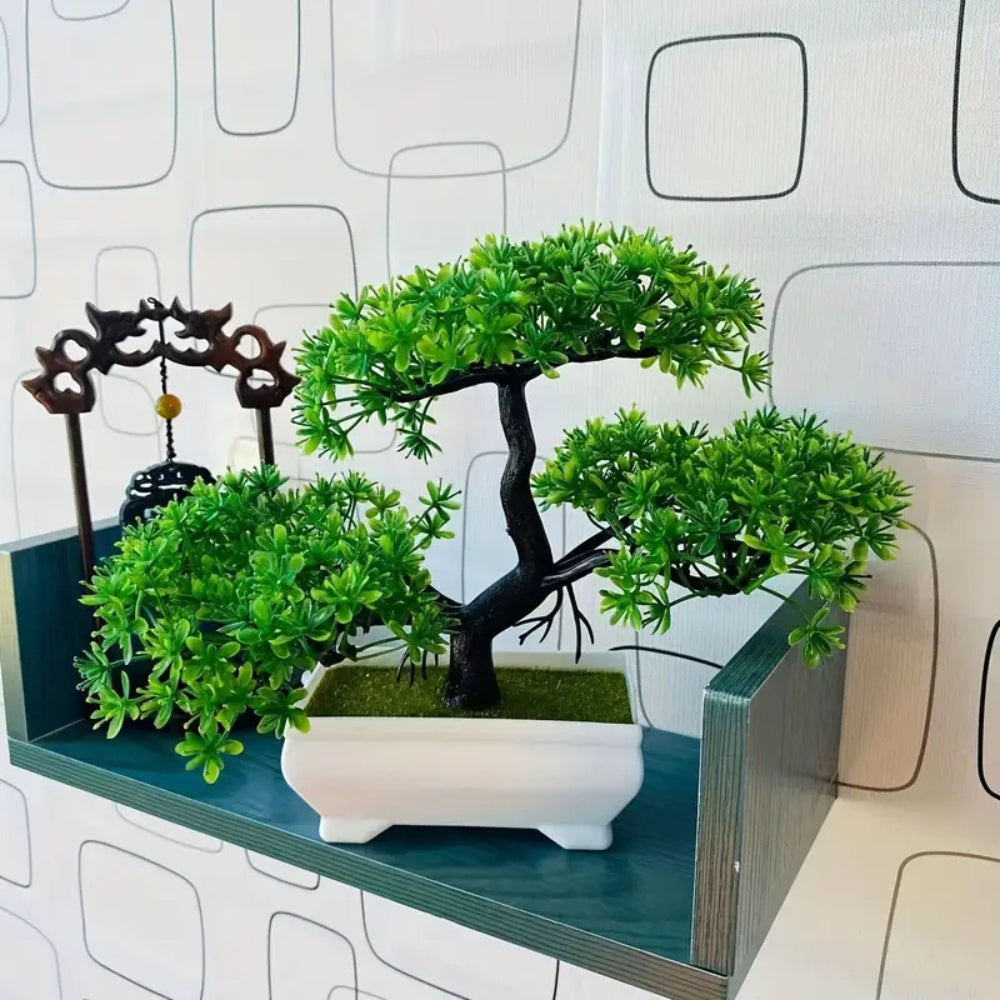Mini Artificial Bonsai Desk Tree