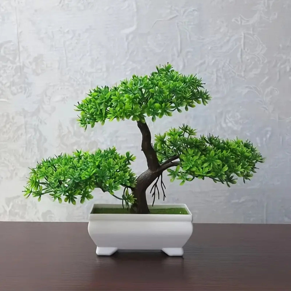 Mini Artificial Bonsai Desk Tree