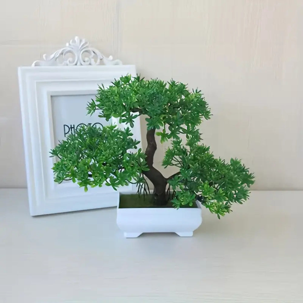 Mini Artificial Bonsai Desk Tree