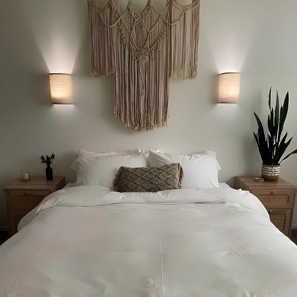 Soft Linen Wall Light