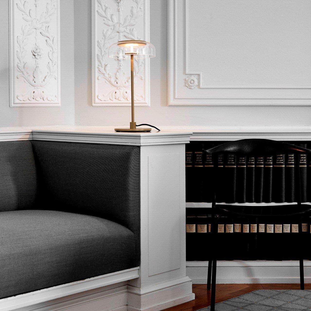 Glass Dome Table Lamp